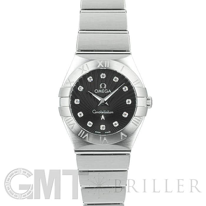 新品)OMEGA オメガ コンステレーション クォーツ 24mm ブラック 12P