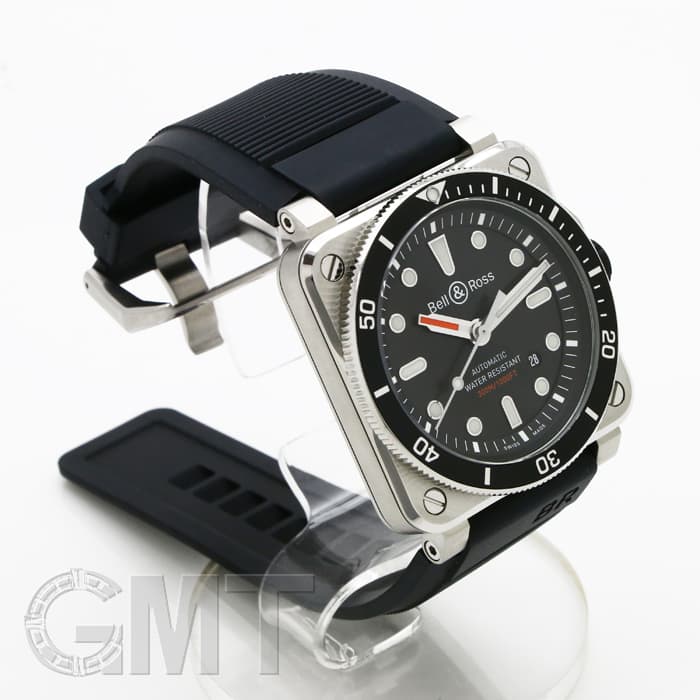 新品)BELL & ROSS ベル&ロス BR 03-92 ダイバー BR0392-D-BL-ST/SRB