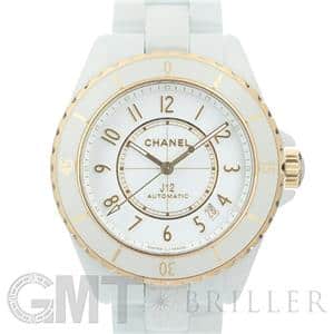 CHANEL シャネル J12 キャリバー 12.1, 38MM ホワイトセラミック イエローゴールド H9540 メイン