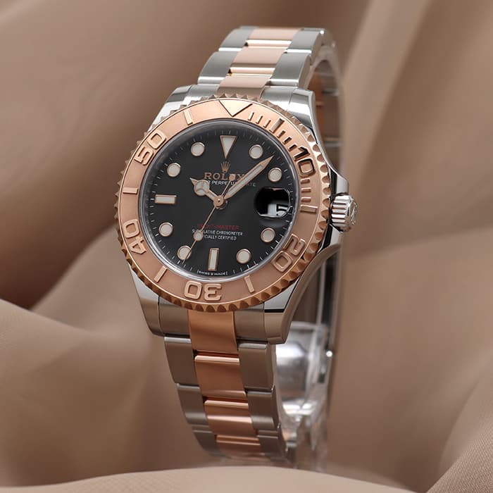中古)ROLEX ロレックス ヨットマスター 37 268621 ブラック 中古)ROLEX ロレックス ヨットマスター 37 268621 ブラック