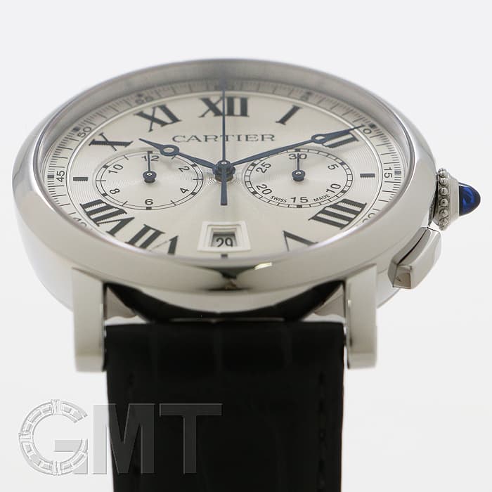 中古)CARTIER カルティエ ロトンド ドゥ カルティエ クロノグラフ
