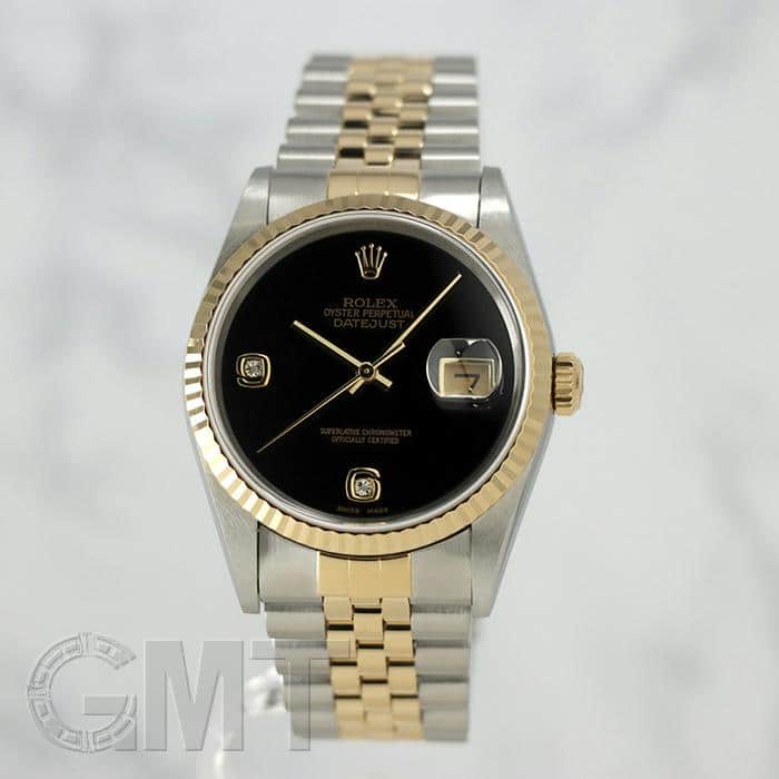 中古)ROLEX ロレックス デイトジャスト 36mm 16233 2BR オニキス 