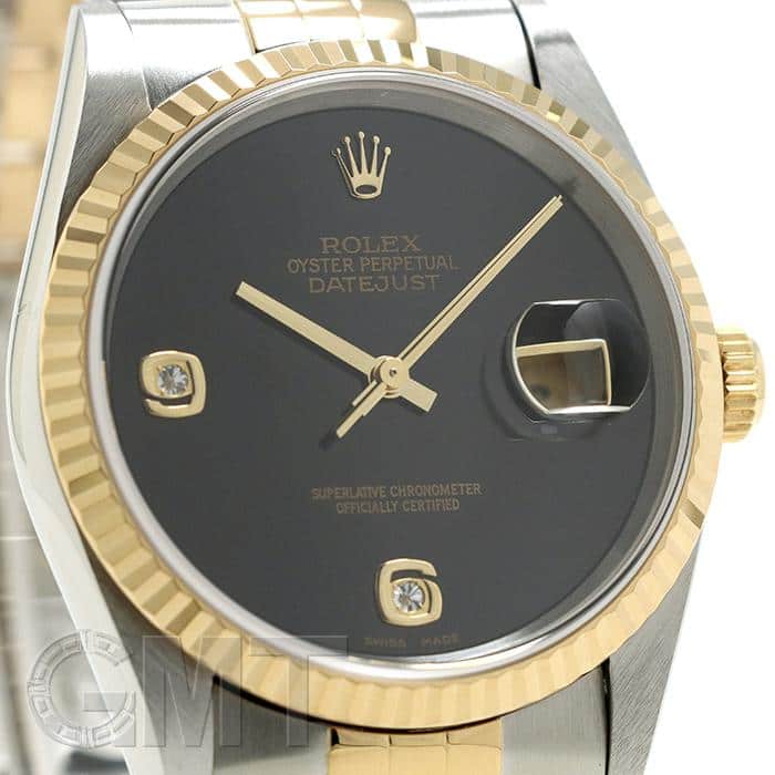 中古)ROLEX ロレックス デイトジャスト 36mm 16233 2BR オニキス