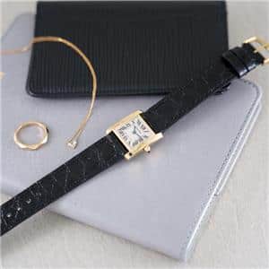 中古)CARTIER カルティエ タンク タンクフランセーズ SM YG W5000256