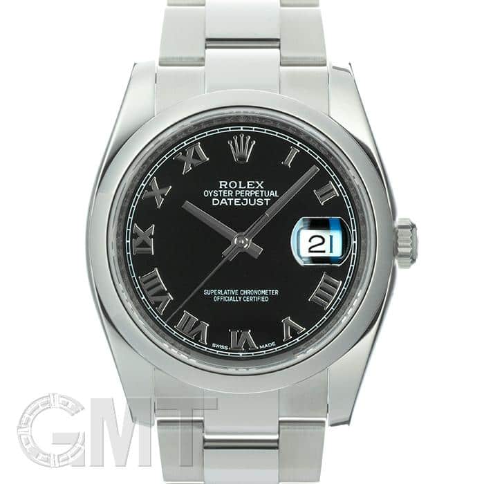中古)ROLEX ロレックス デイトジャスト 116200 ブラック ローマ(商品 中古)ROLEX ロレックス デイトジャスト 116200 ブラック ローマ(商品