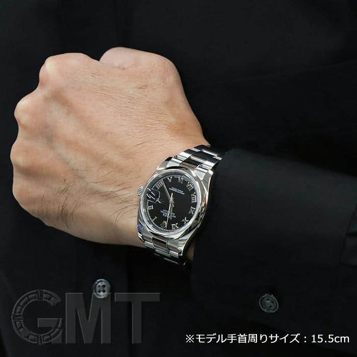 中古)ROLEX ロレックス デイトジャスト 116200 ブラック ローマ