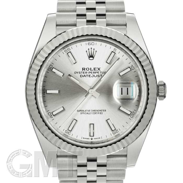 未使用)ROLEX ロレックス デイトジャスト 41 126334 シルバー ...