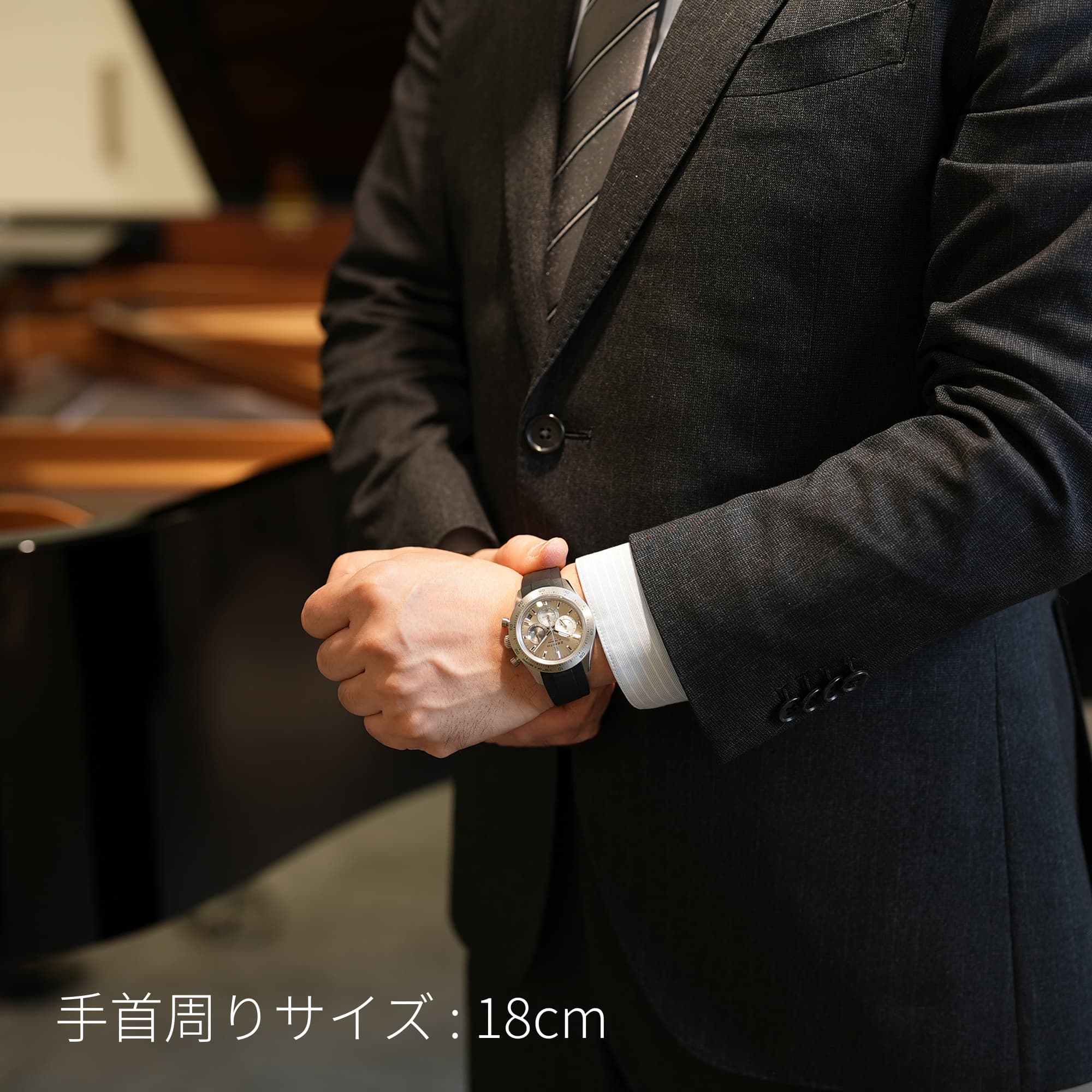 中古)ZENITH ゼニス クロノマスター スポーツ チタン 95.3100.3600/39