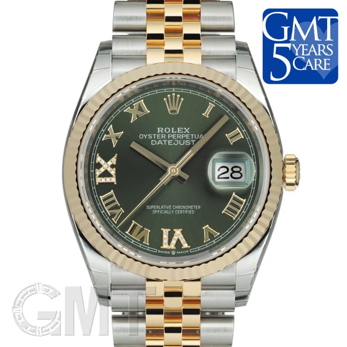新品)ROLEX ロレックス デイトジャスト 126233 グリーンローマ 69