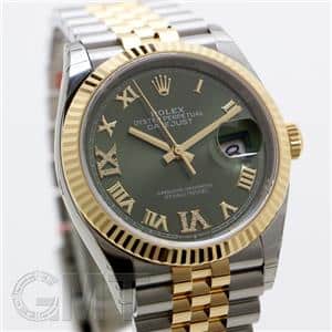 ROLEX ロレックス デイトジャスト 126233 グリーンローマ 69ダイヤ メイン