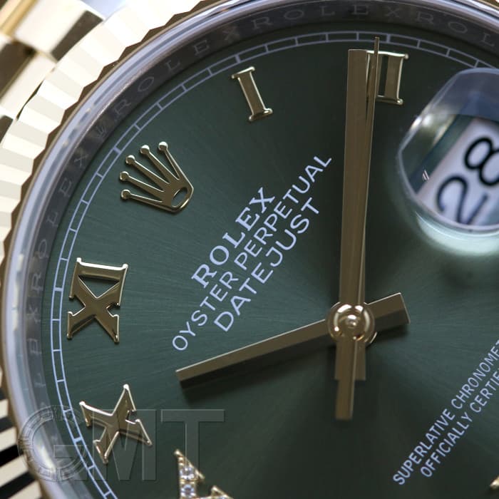 新品)ROLEX ロレックス デイトジャスト 126233 グリーンローマ 69