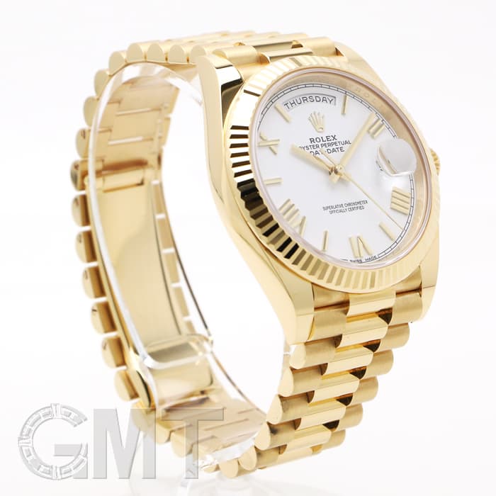 未使用)ROLEX ロレックス デイデイト 40 228238 ホワイト ローマ