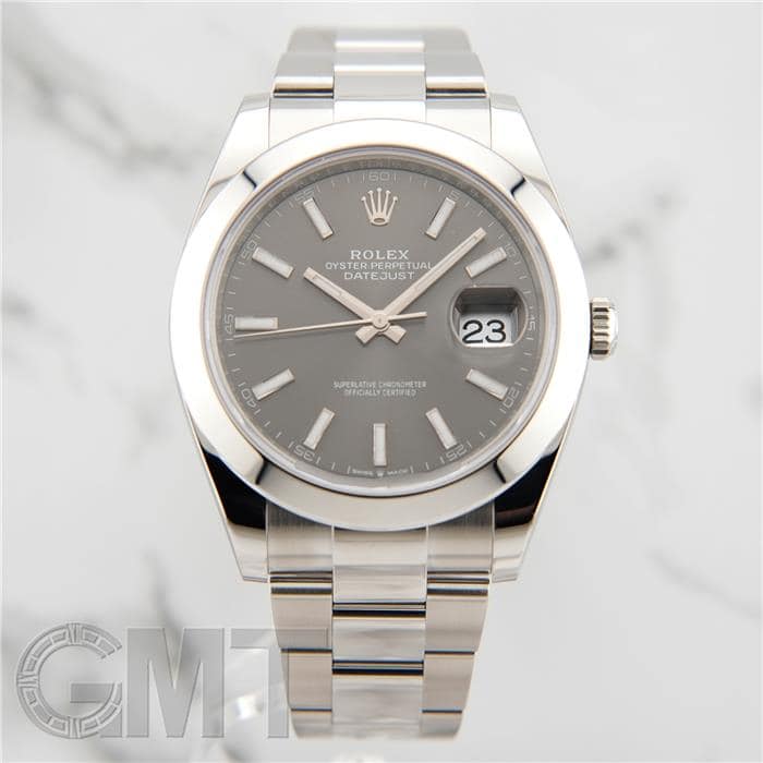 中古)ROLEX ロレックス デイトジャスト 41 126300 スレート オイスター