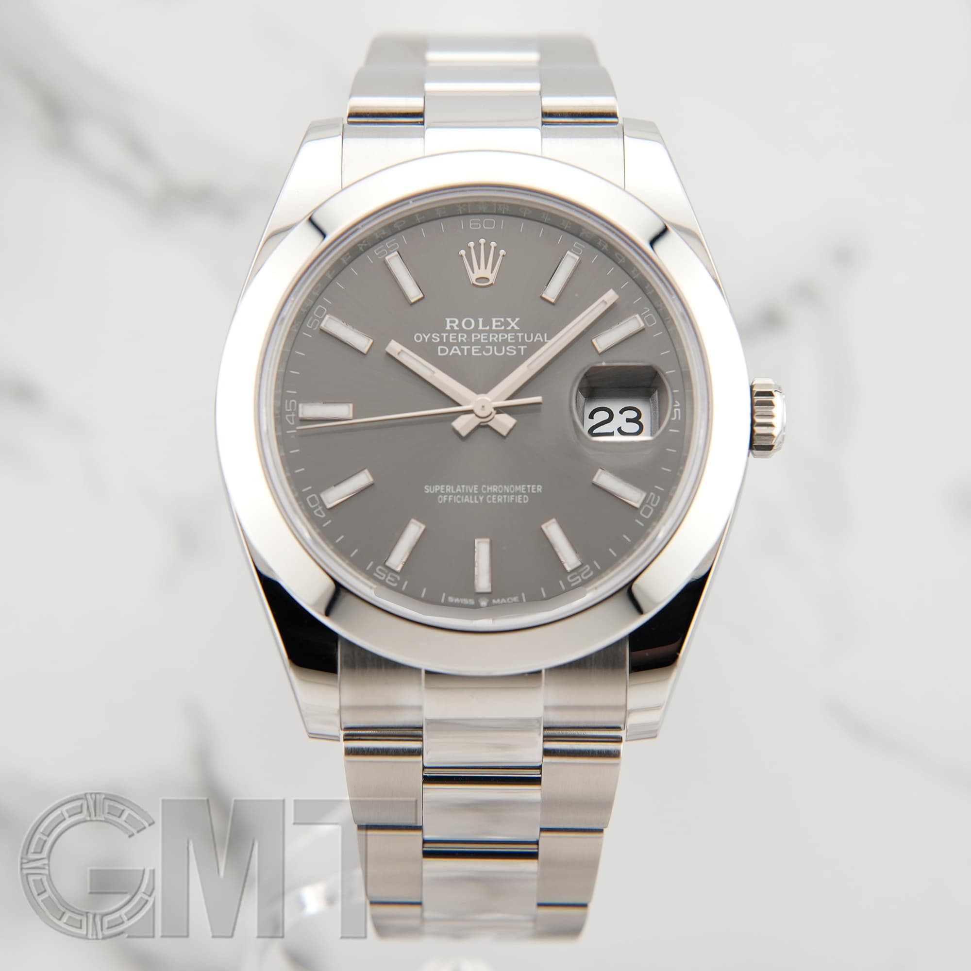 中古)ROLEX ロレックス デイトジャスト 41 126300 スレート オイスター