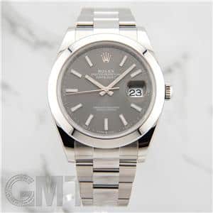 中古)ROLEX ロレックス デイトジャスト 41 126300 スレート オイスター