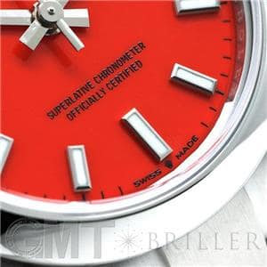 ROLEX ロレックス オイスターパーペチュアル 277200 コーラルレッド