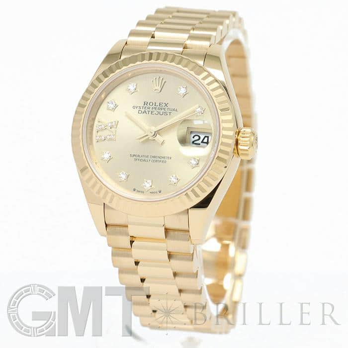 中古)ROLEX ロレックス デイトジャスト 28 279178G シャンパン