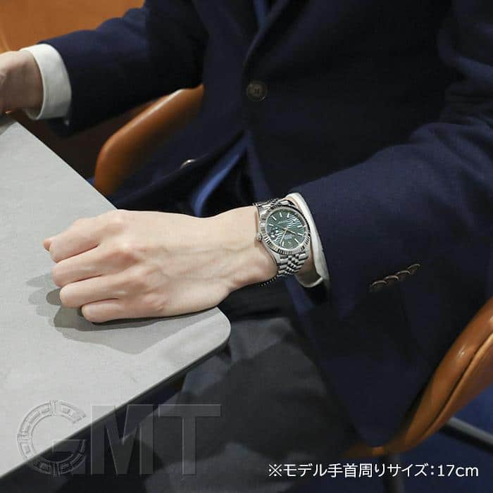中古)ROLEX ロレックス デイトジャスト 41 126334 ミントグリーン