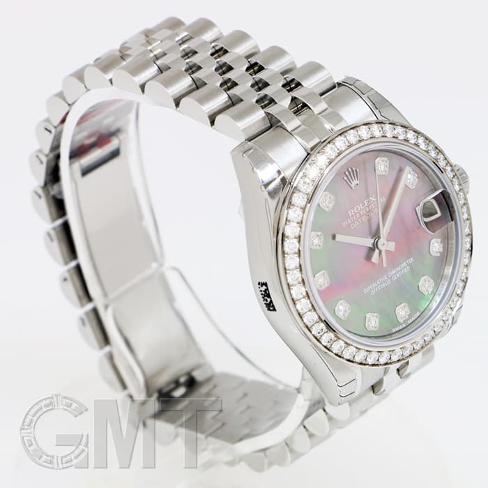 新品)ROLEX ロレックス デイトジャスト 178384NG ブラックMOP（商品ID