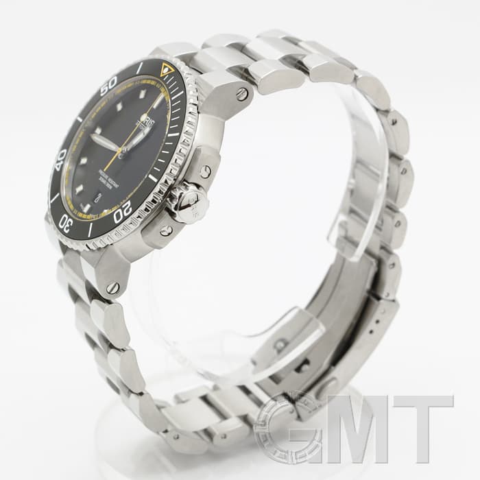 新品)ORIS オリス アクイス デイト ブラック/イエロー 733 7653 4127M