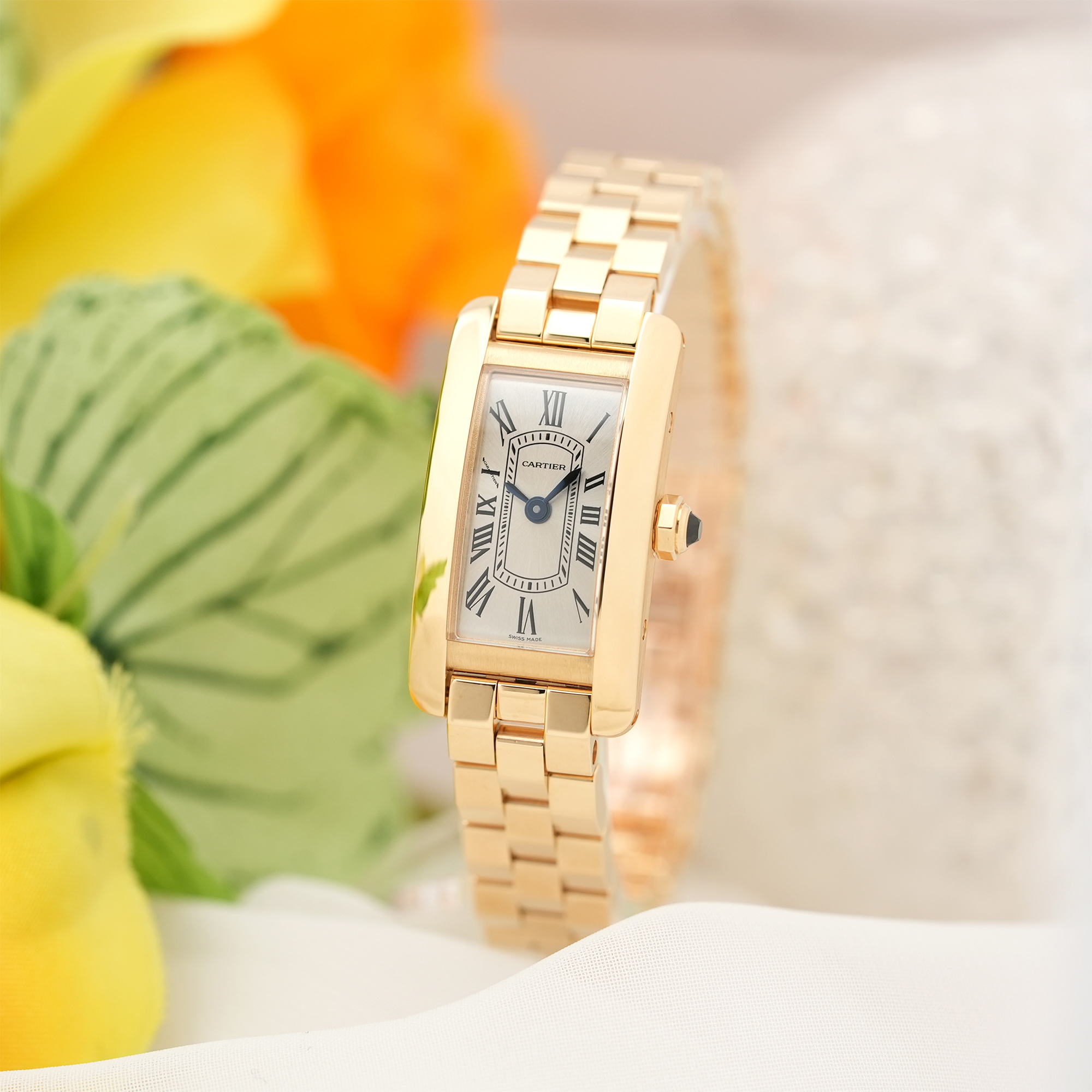 新品)CARTIER カルティエ タンク アメリカン ウォッチ ミニモデル
