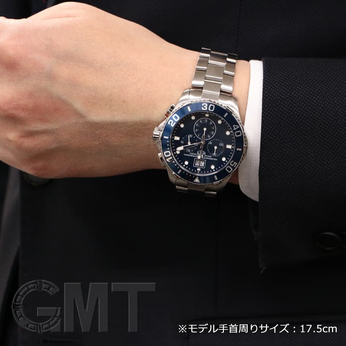 中古)TAG HEUER タグ・ホイヤー アクアレーサー クロノグラフ クォーツ