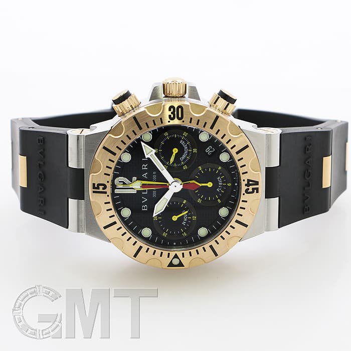 中古)BVLGARI ブルガリ ディアゴノ スクーバ 40mm フライバッククロノ