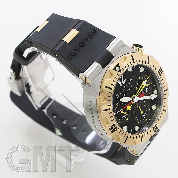 中古)BVLGARI ブルガリ ディアゴノ スクーバ 40mm フライバッククロノ