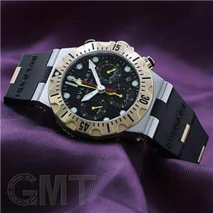 中古)BVLGARI ブルガリ ディアゴノ スクーバ 40mm フライバッククロノ