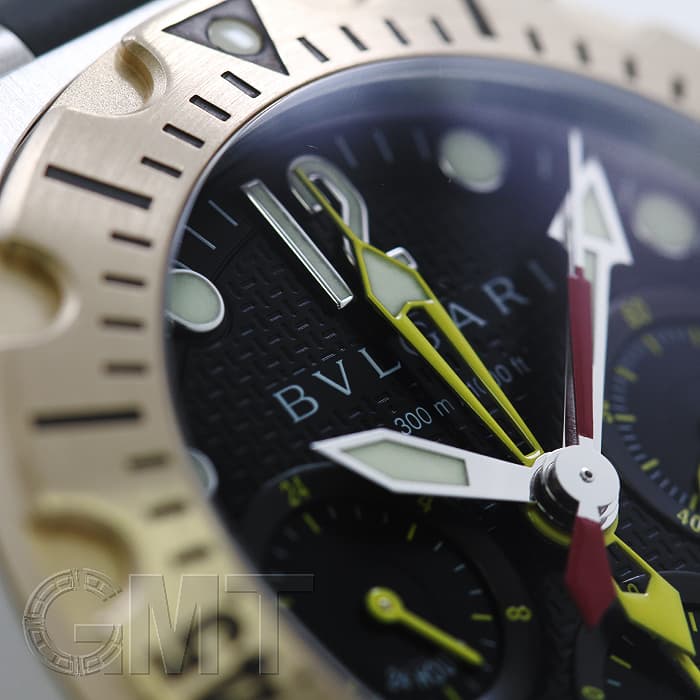 中古)BVLGARI ブルガリ ディアゴノ スクーバ 40mm フライバッククロノ