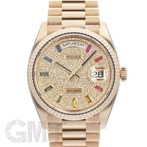 ROLEX ロレックス デイデイト 36 128235 レインボー パヴェダイヤ メイン