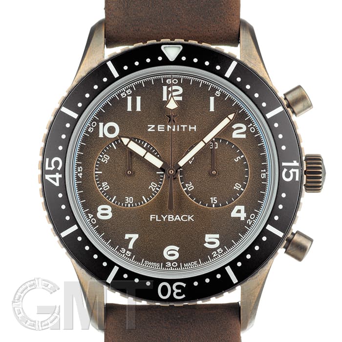 peroco様 新品)ZENITH ゼニス パイロット クロノメトロ TIPO CP-2 フライバック
