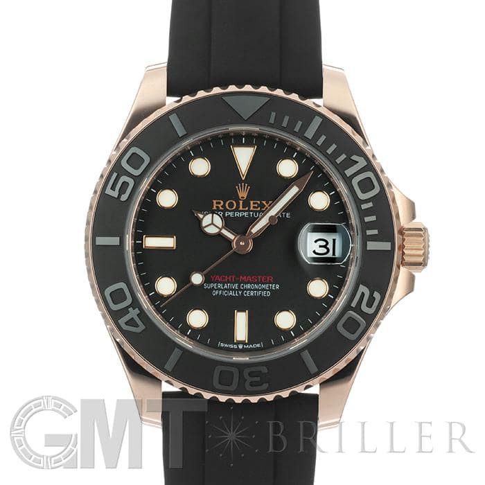 けい出品 中古)ROLEX ロレックス ヨットマスター 37 268655 ブラック