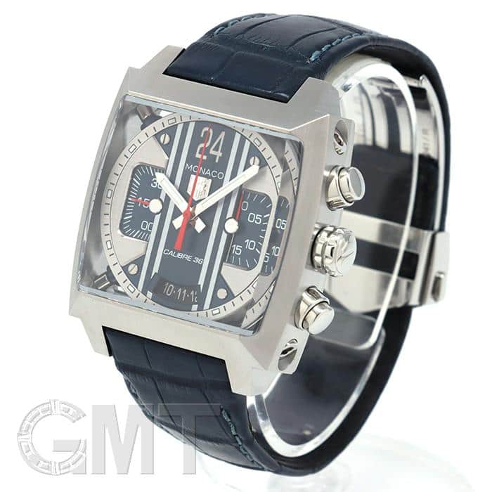 タグホイヤー TAG HEUER CAL5111 モナコ24 クロノグラフ キャリバー36 自動巻き メンズ _806308 中古)TAG HEUER タグ・ホイヤー モナコ 24 クロノグラフ Cal.36