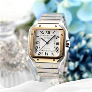 中古)CARTIER カルティエ サントス ドゥ カルティエ MM W2SA0016（商品
