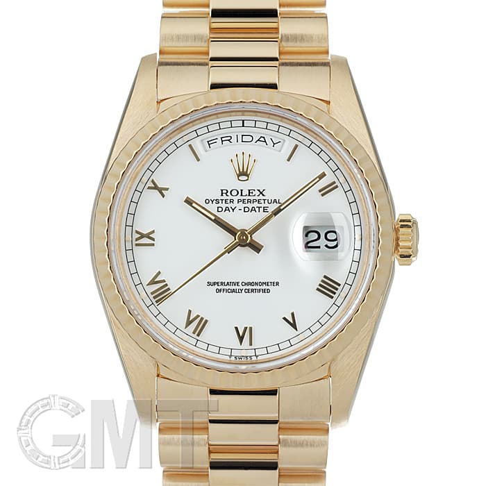 中古)ROLEX ロレックス デイデイト 18238 ホワイトローマ（商品ID