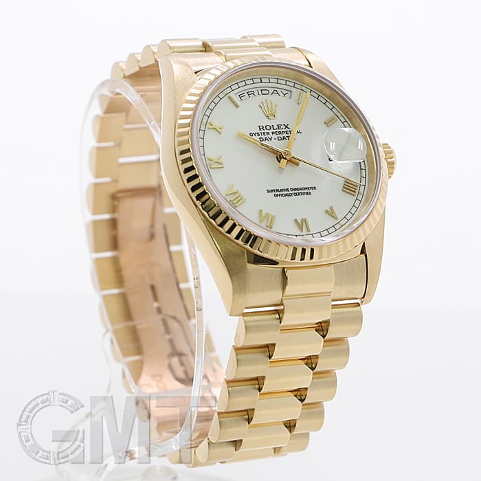 中古)ROLEX ロレックス デイデイト 18238 ホワイトローマ（商品ID