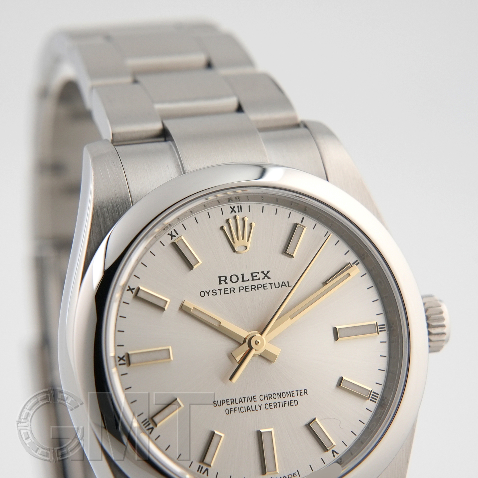 中古)ROLEX ロレックス オイスターパーペチュアル 34 124200 シルバー