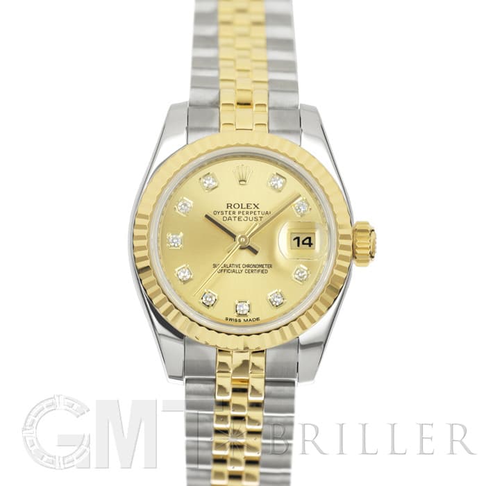 中古)ROLEX ロレックス デイトジャスト 179173G シャンパン（商品ID