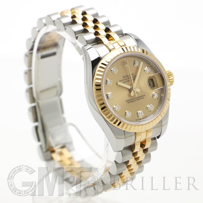 中古)ROLEX ロレックス デイトジャスト 179173G シャンパン（商品ID