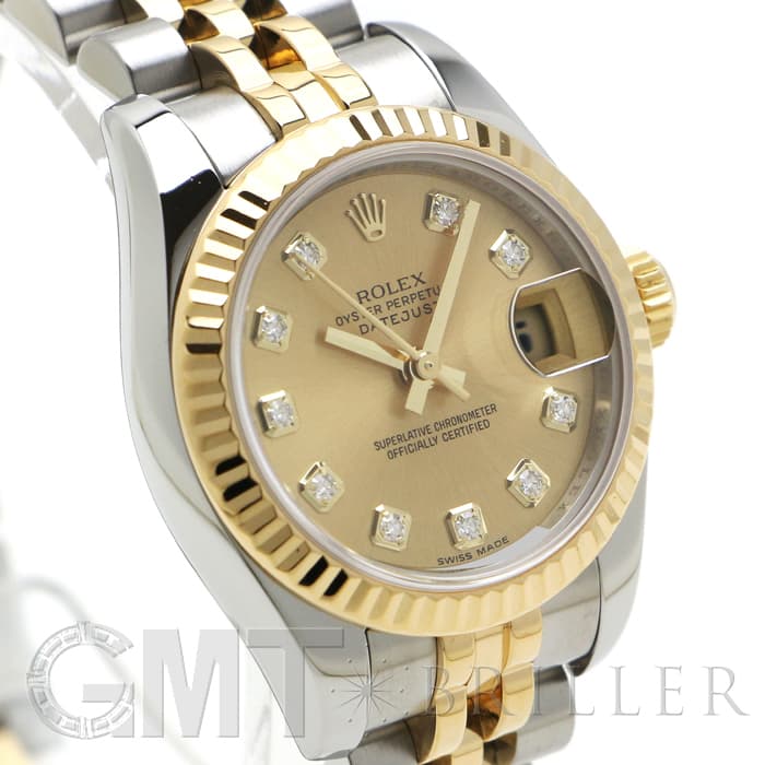 中古)ROLEX ロレックス デイトジャスト 179173G シャンパン（商品ID