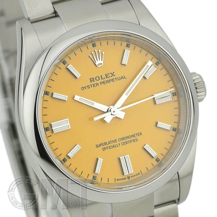 中古)ROLEX ロレックス オイスターパーペチュアル 36 126000 イエロー