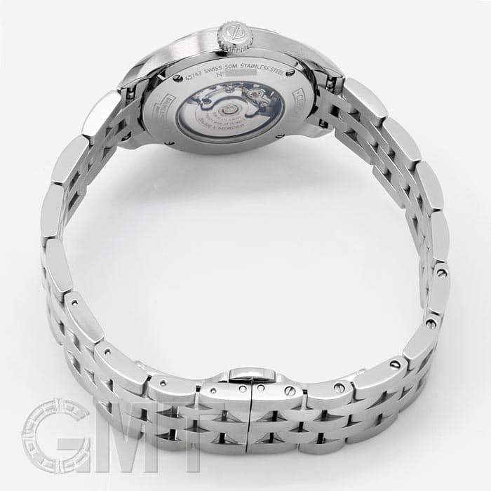 【美品】BAUME＆MERCIER ボーム&amp;メルシエ 腕時計 リビエア シルバー ボーム＆メルシエ(BAUME & MERCIER) 2022新作 ボーム＆メルシエの