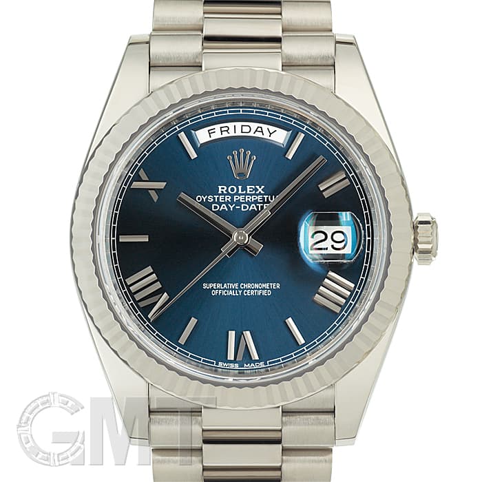 中古)ROLEX ロレックス デイデイト 40 228239 ブルーローマ ランダム