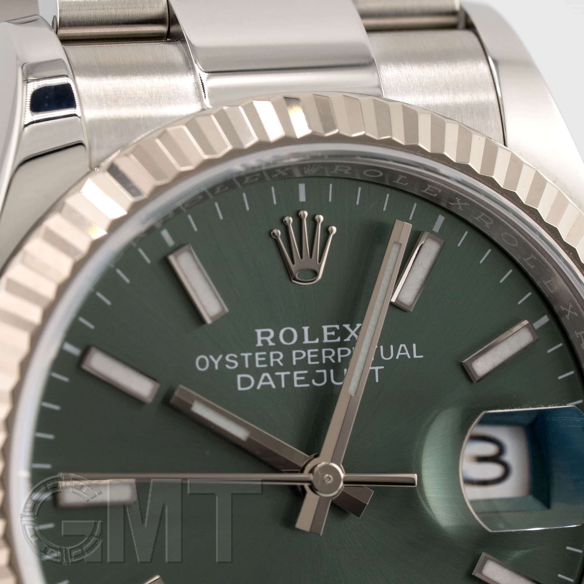 中古)ROLEX ロレックス デイトジャスト 36 126234 ミントグリーン