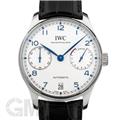 IWC インターナショナルウォッチカンパニー ポルトギーゼ IW500705 ポルトギーゼ 7DAYS シルバー/青針 【保証書日付2年以内限定】