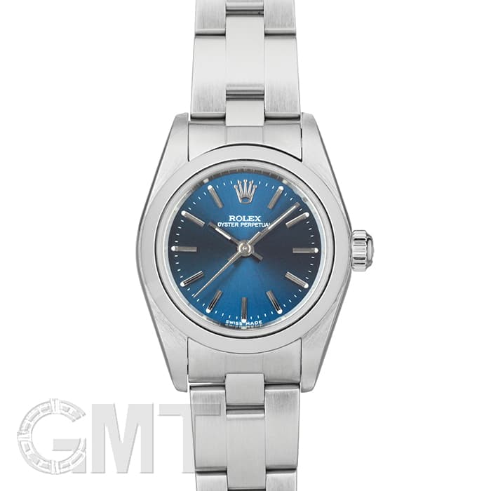 中古)ROLEX ロレックス オイスターパーペチュアル 76080 ブルー