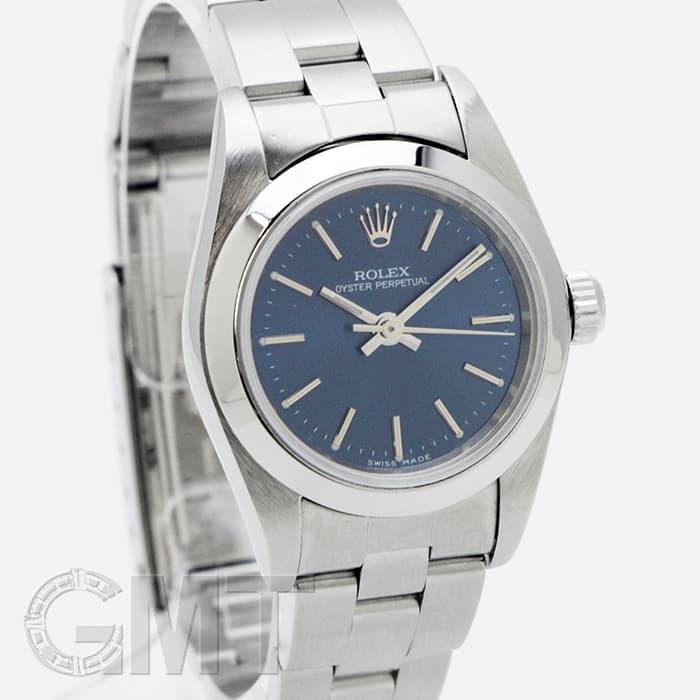 中古)ROLEX ロレックス オイスターパーペチュアル 76080 ブルー