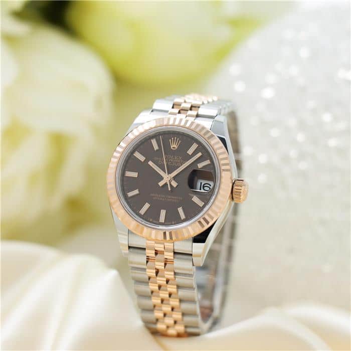 中古)ROLEX ロレックス デイトジャスト 28 279171 チョコレート