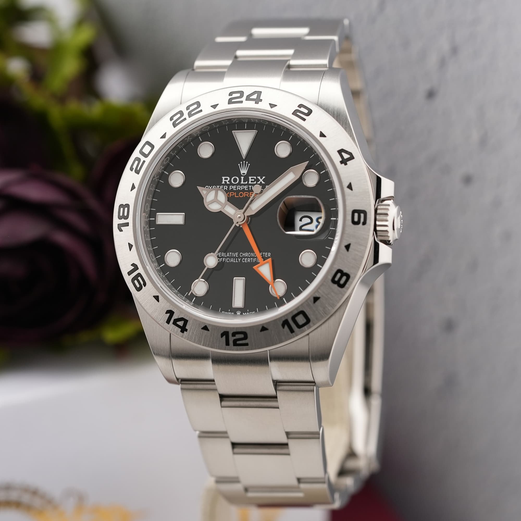 中古)ROLEX ロレックス エクスプローラー II 226570 ブラック（商品ID